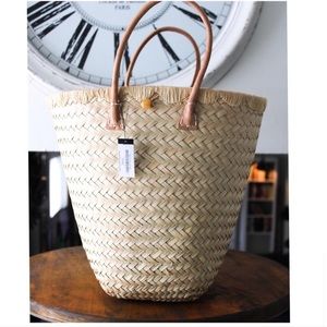 Lulu’s Natural Woven Raffia bag